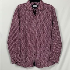 NWT Alex Vando men’s button up shirt size Med.